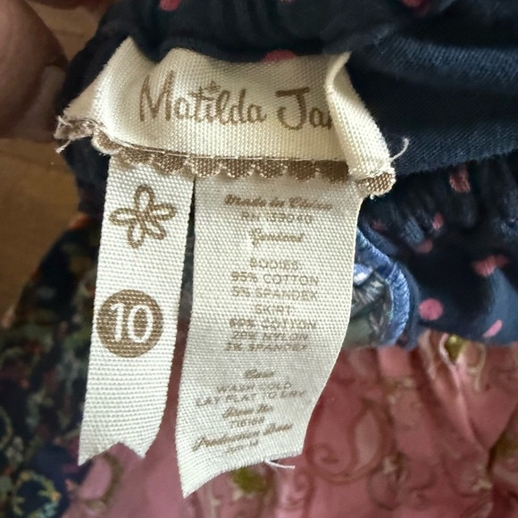 Matilda Jane Colorful Paisley Ruffle Tunic Top Size 10 - Picture 4 of 4